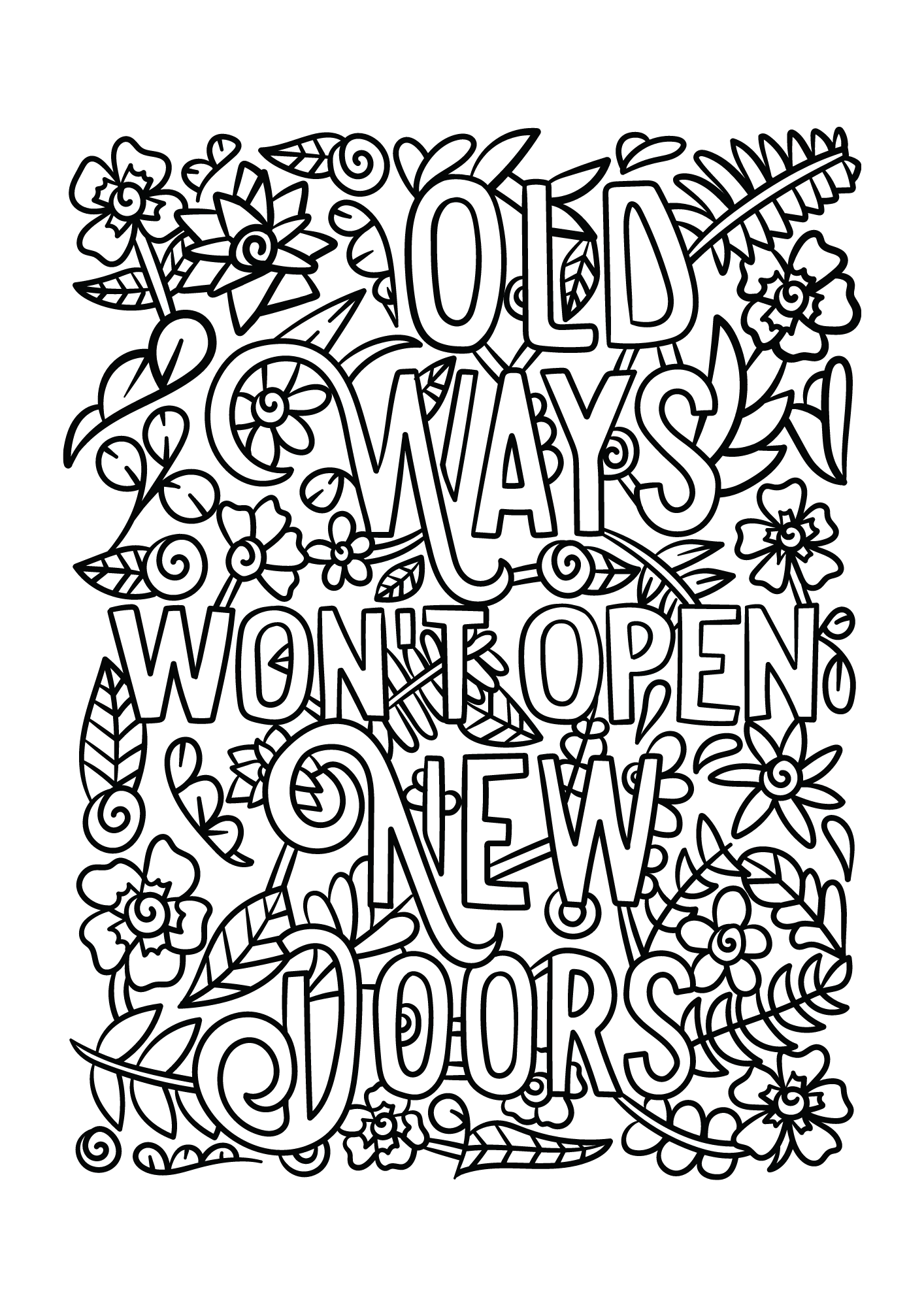 motivation coloring pages