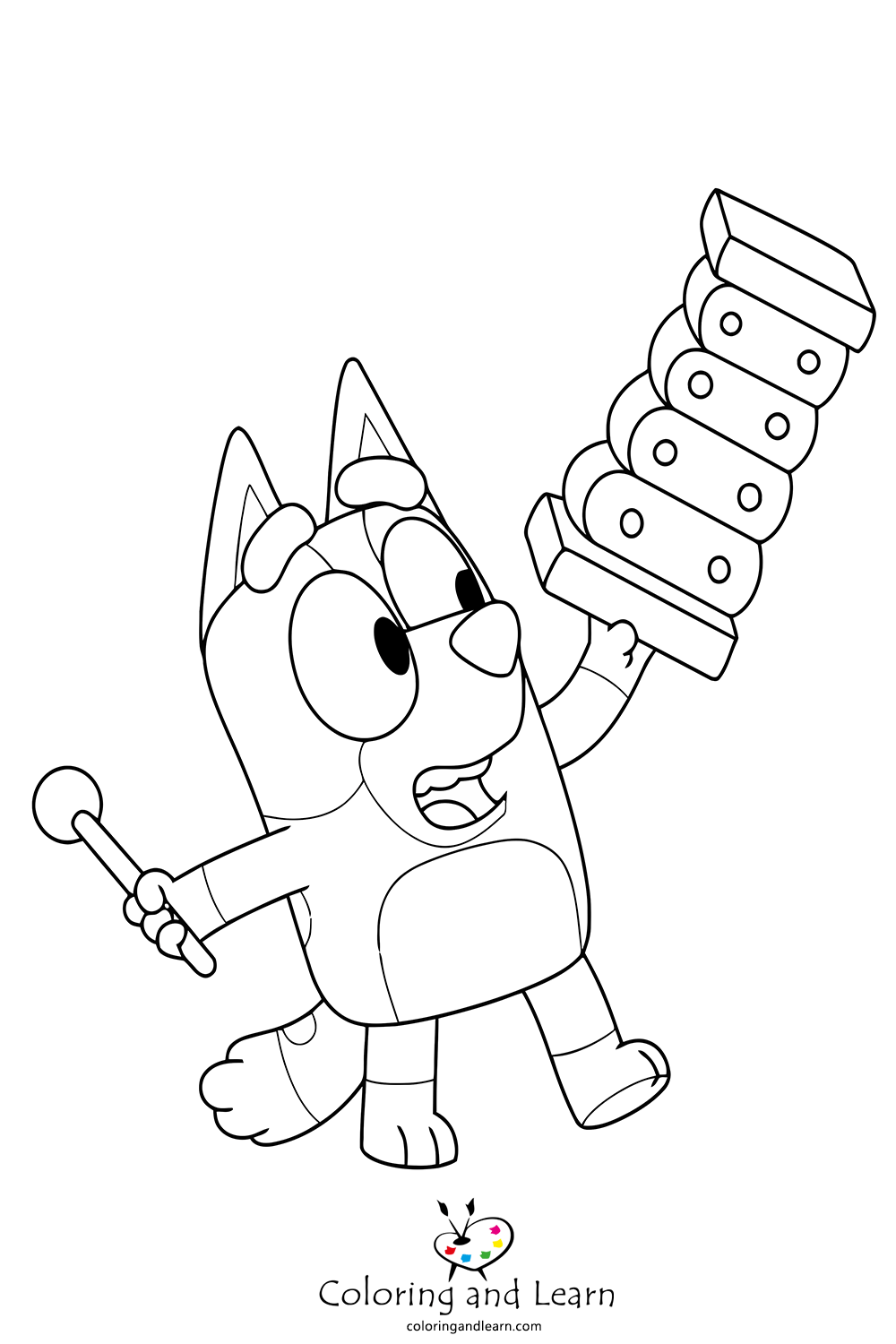 Bluey Coloring Pages (FREE) (2024) Coloring and Learn