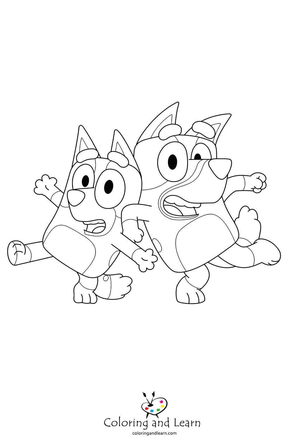 Bluey Coloring Pages (FREE) (2024) - Coloring and Learn