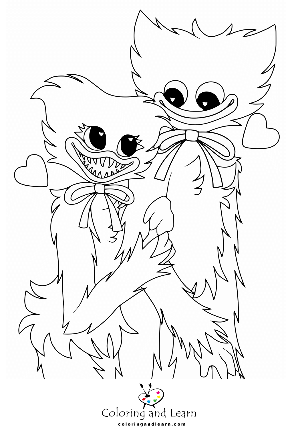 Huggy Wuggy Coloring Pages - Coloring Pages For Kids And Adults in 2023