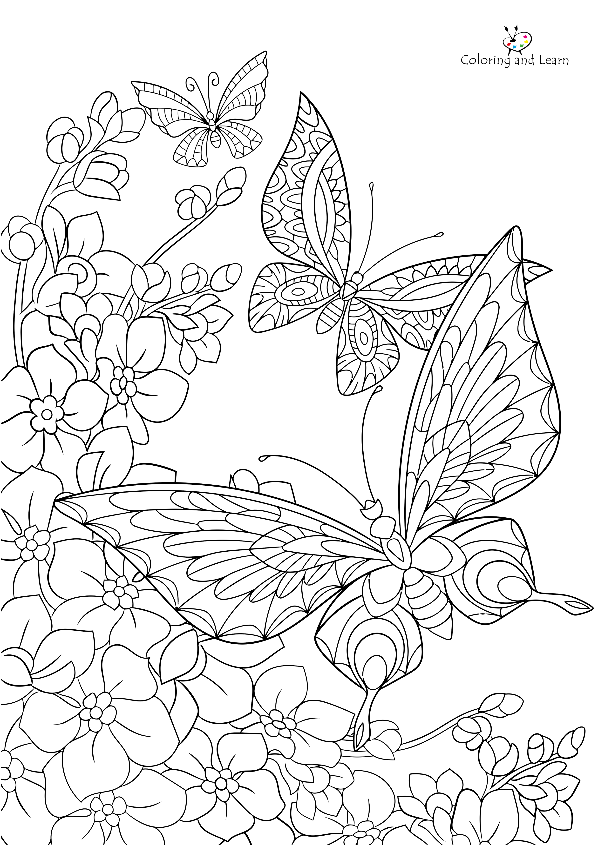 adult-flower-coloring-pages