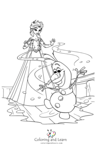 Elsa Coloring Pages (FREE) (2024) - Coloring and Learn