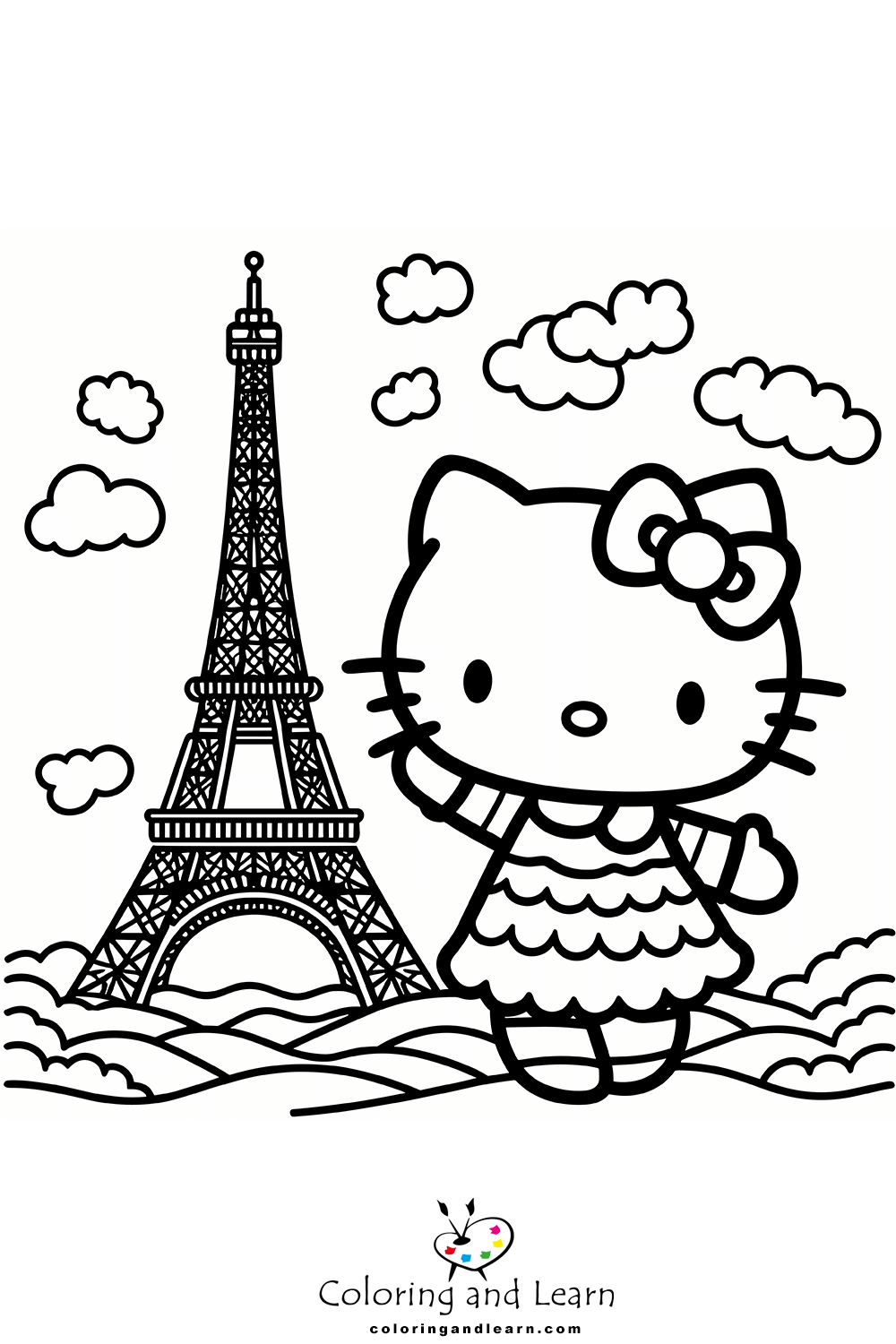 hello kitty coloring pages 11