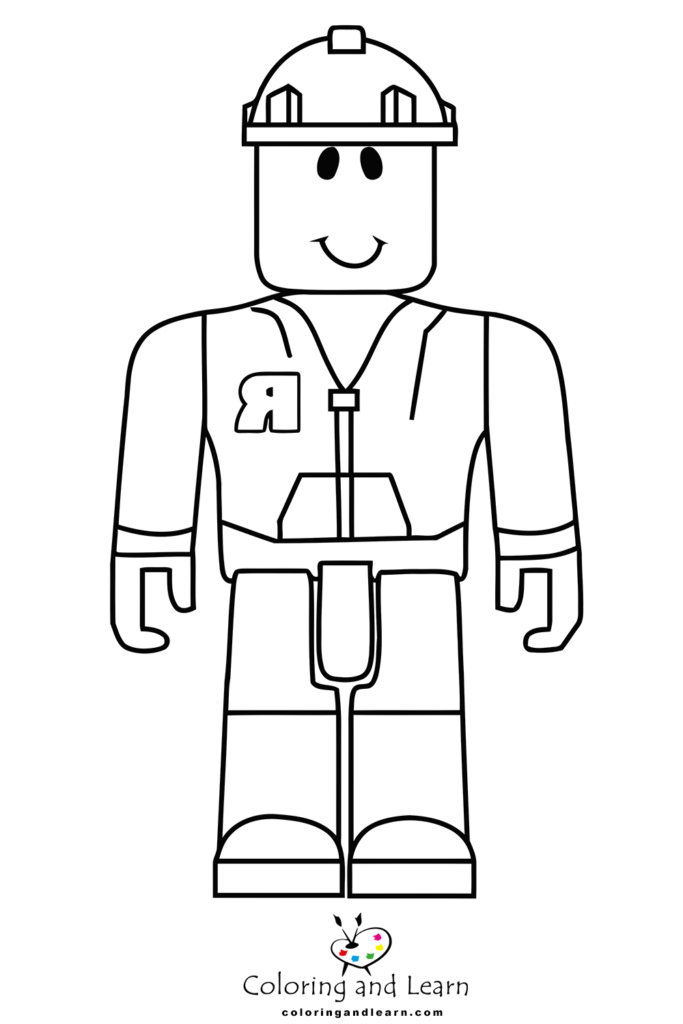 Roblox Coloring Pages (2024) - Coloring and Learn