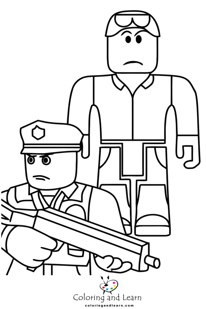 Roblox Coloring Pages (FREE) (2024) - Coloring and Learn