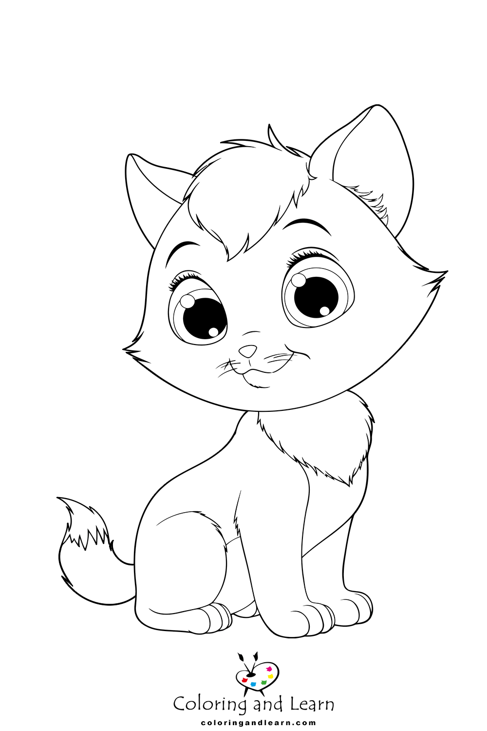 Printable Cat Coloring Pages – Carrie Elle