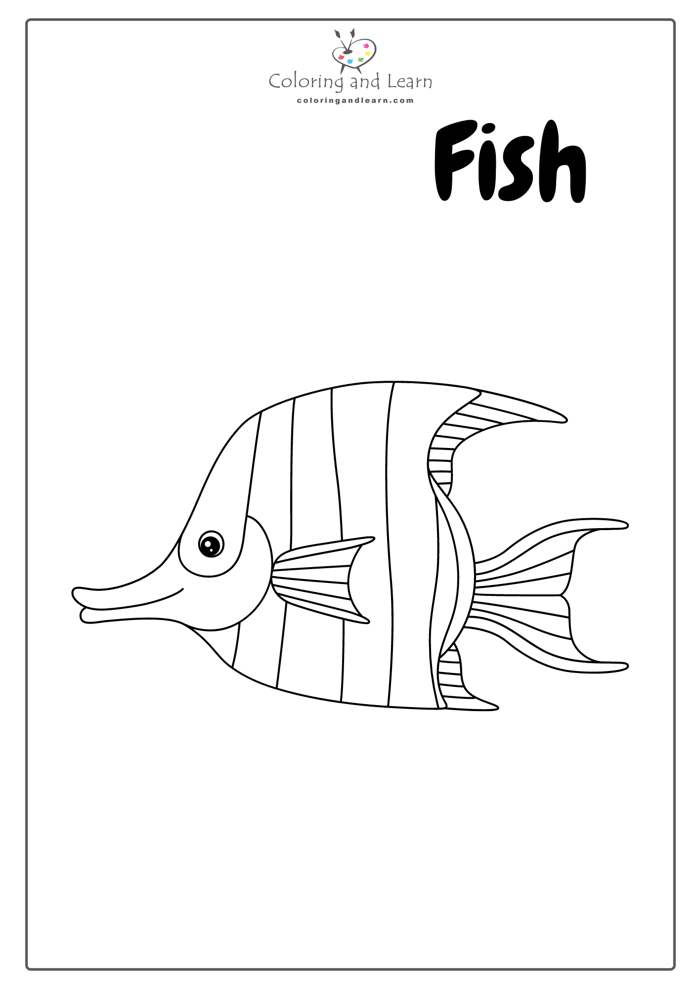 Sea Animals Coloring Pages (2023) - Coloring and Learn