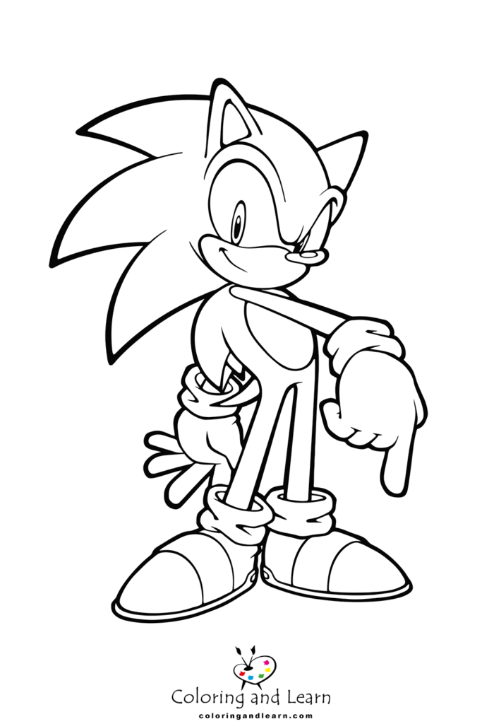 Sonic Coloring Pages (2023) - Coloring and Learn