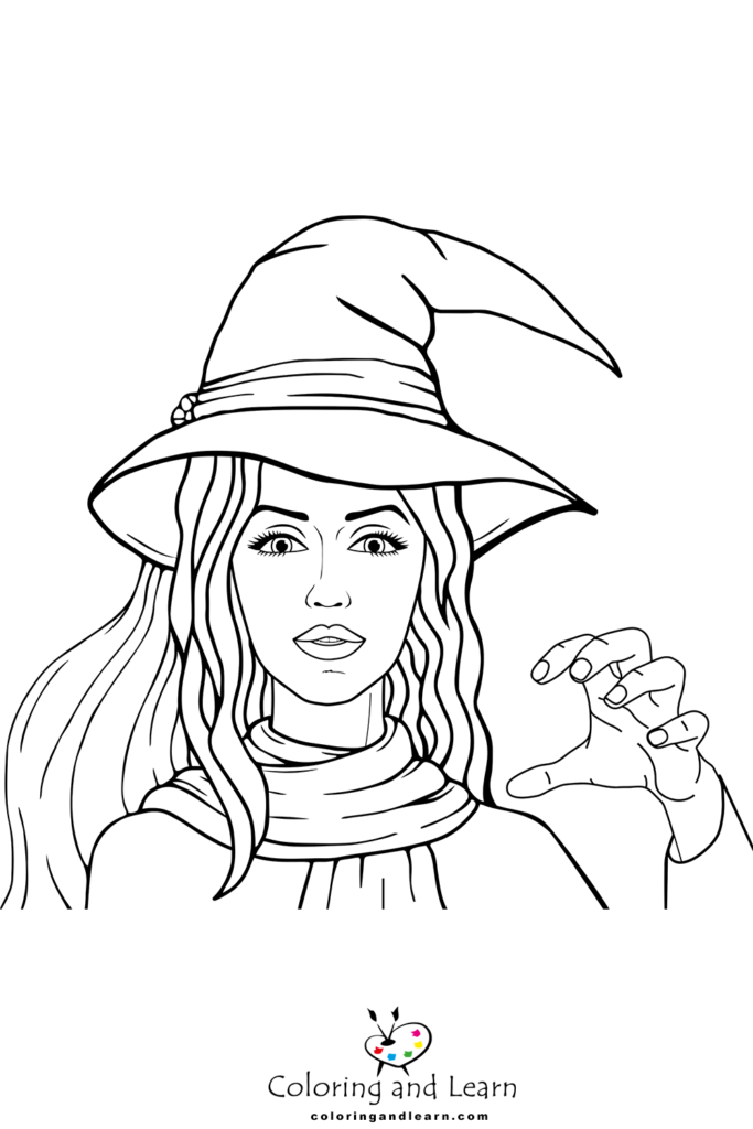 Witch Coloring Pages For Adults Free 2024 Coloring And Learn 8966