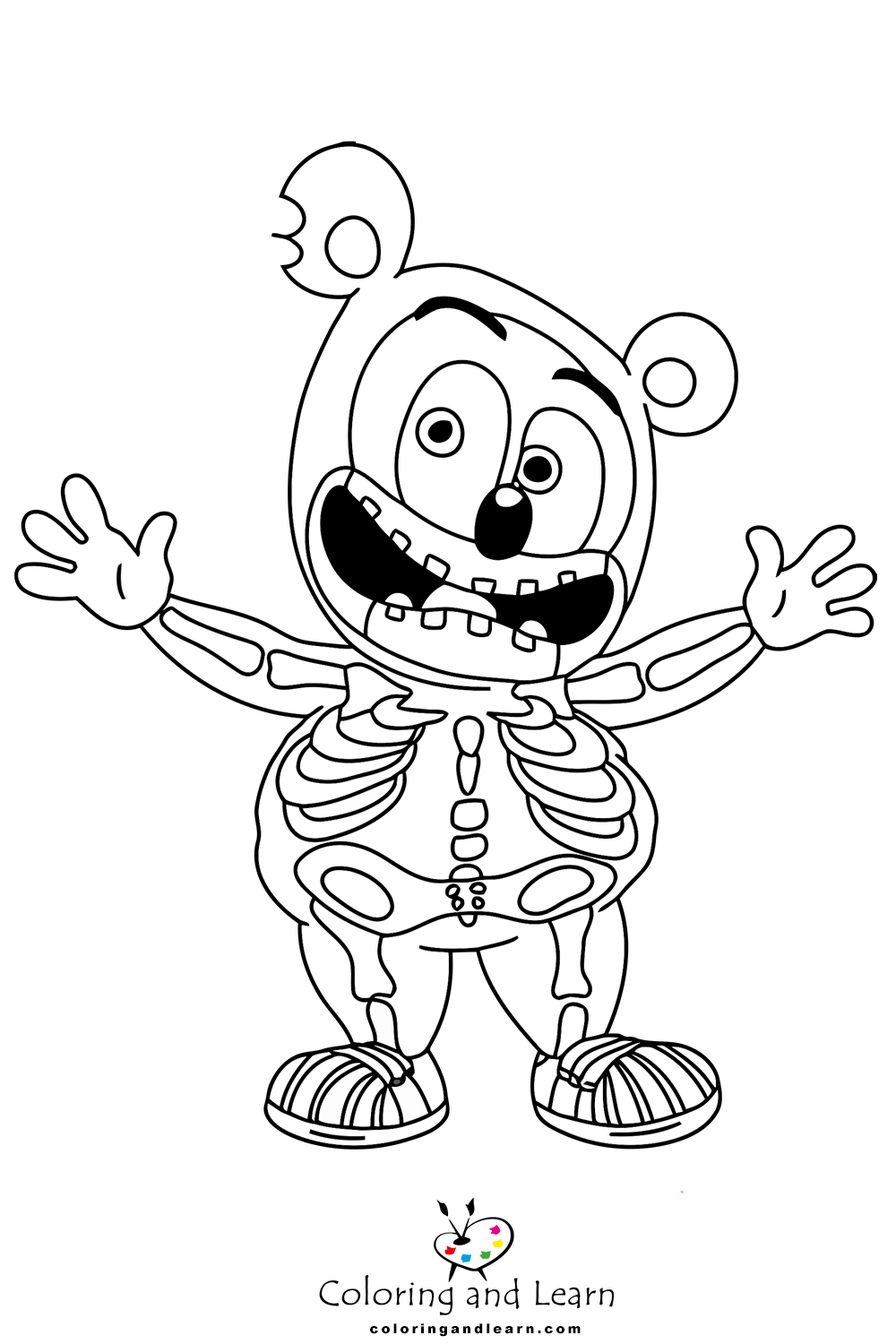 Gummy Bear Coloring Pages (FREE) (2024) - Coloring and Learn