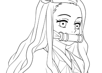 nezuko-coloring-pages