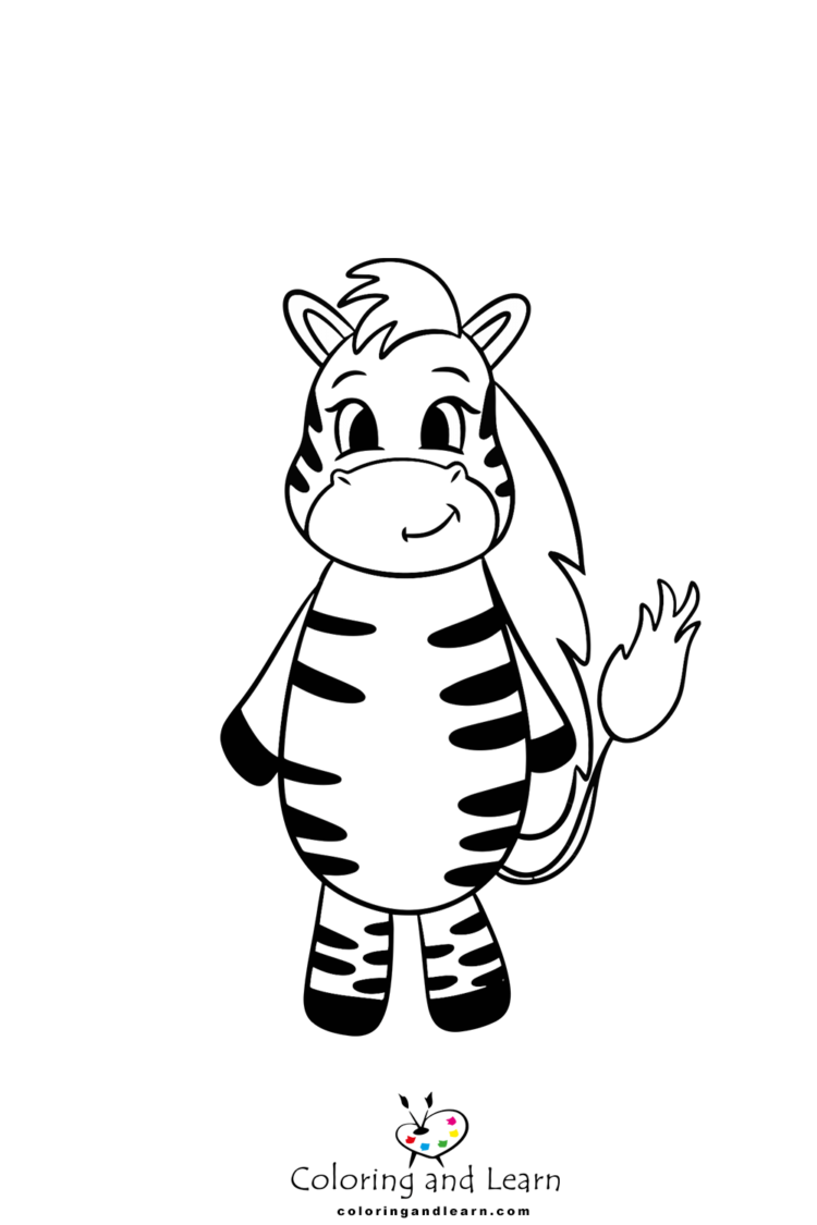 zebra-coloring-pages