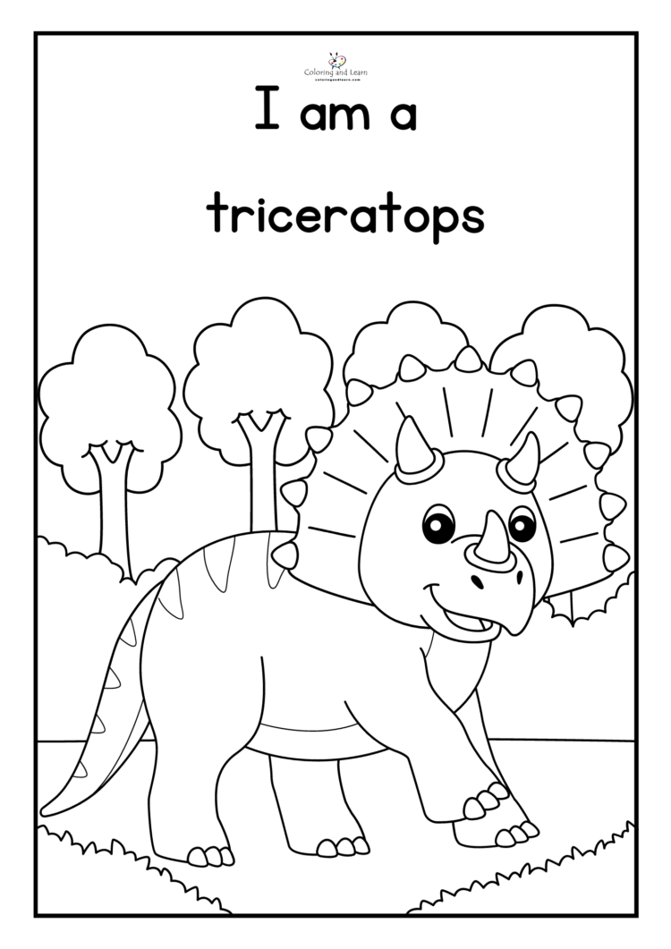 Dinosaur Coloring Pages (2023) - Coloring and Learn