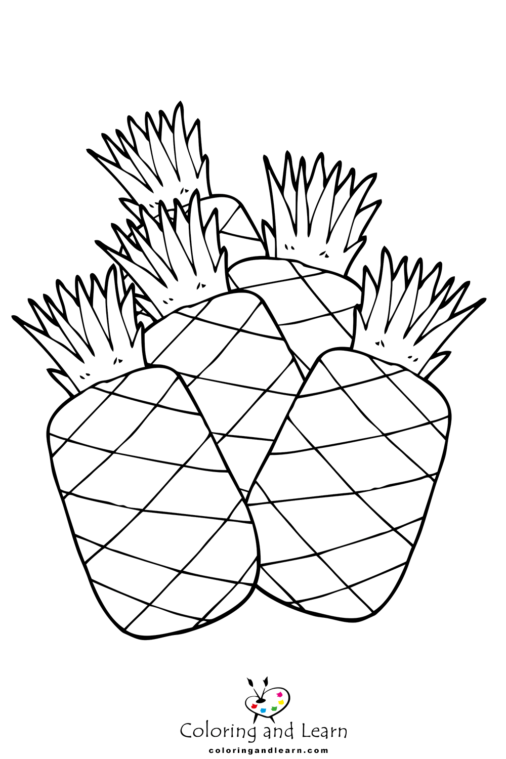 pineapple-coloring-pages