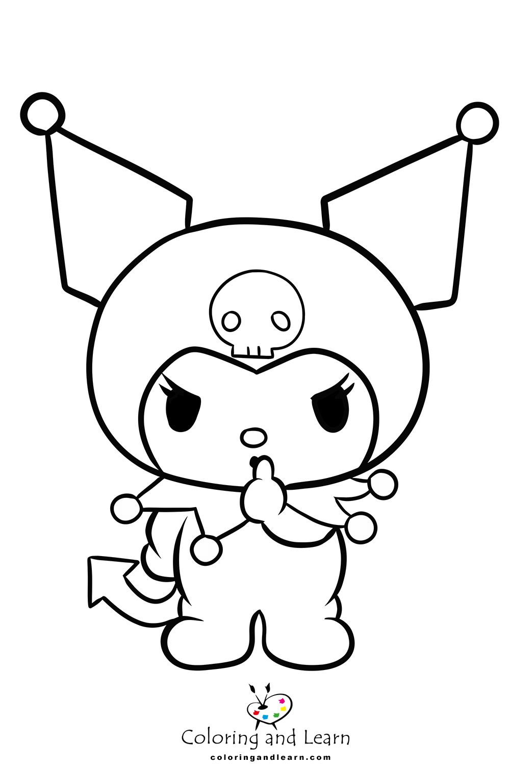 Kuromi Coloring Pages (FREE) (2024) - Coloring and Learn