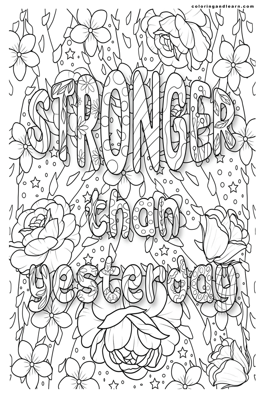 Floral Inspiration Coloring Pages (2023) - Coloring and Learn