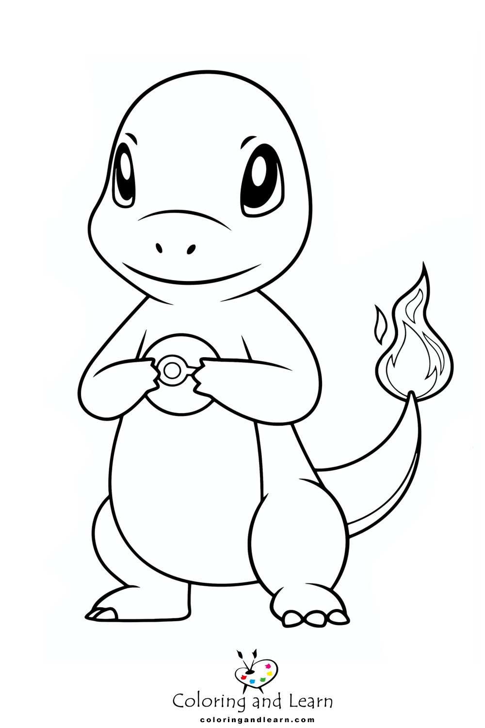 Charmander Coloring Pages (FREE) (2024) Coloring and Learn