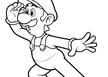 luigi-coloring-pages
