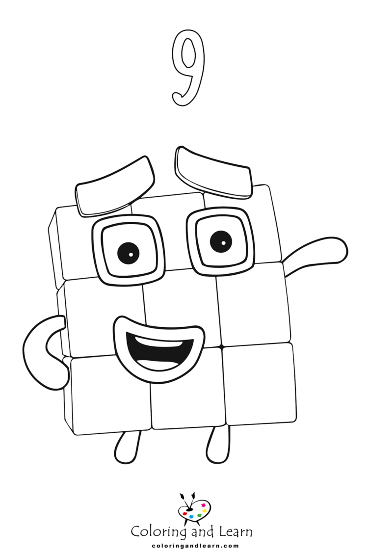 Numberblocks Coloring Pages (FREE) (2024) - Coloring and Learn