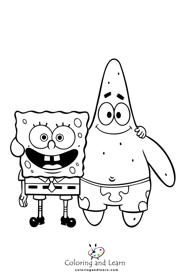 Patrick Star Coloring Pages (FREE) (2024) - Coloring and Learn