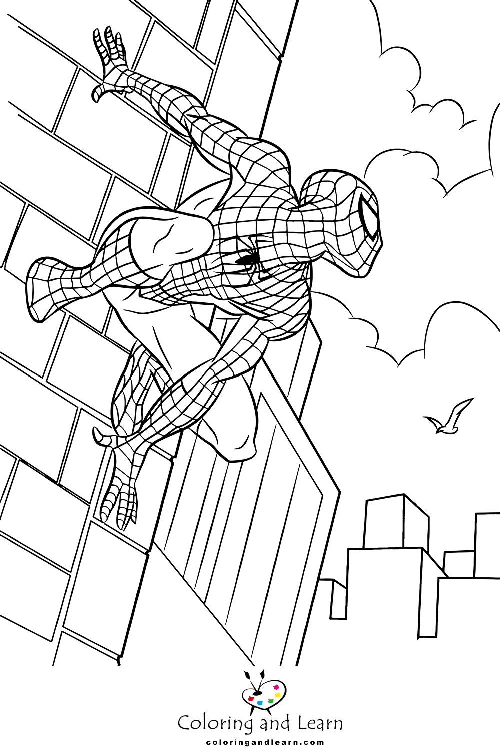 Spiderman Coloring Pages (FREE) (2024) - Coloring and Learn