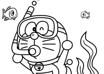 doraemon coloring pages 12