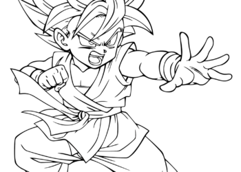 goku coloring pages 1