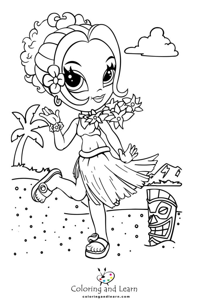 Lisa Frank: Glamor Girl Coloring Pages (FREE) (2024) - Coloring and Learn