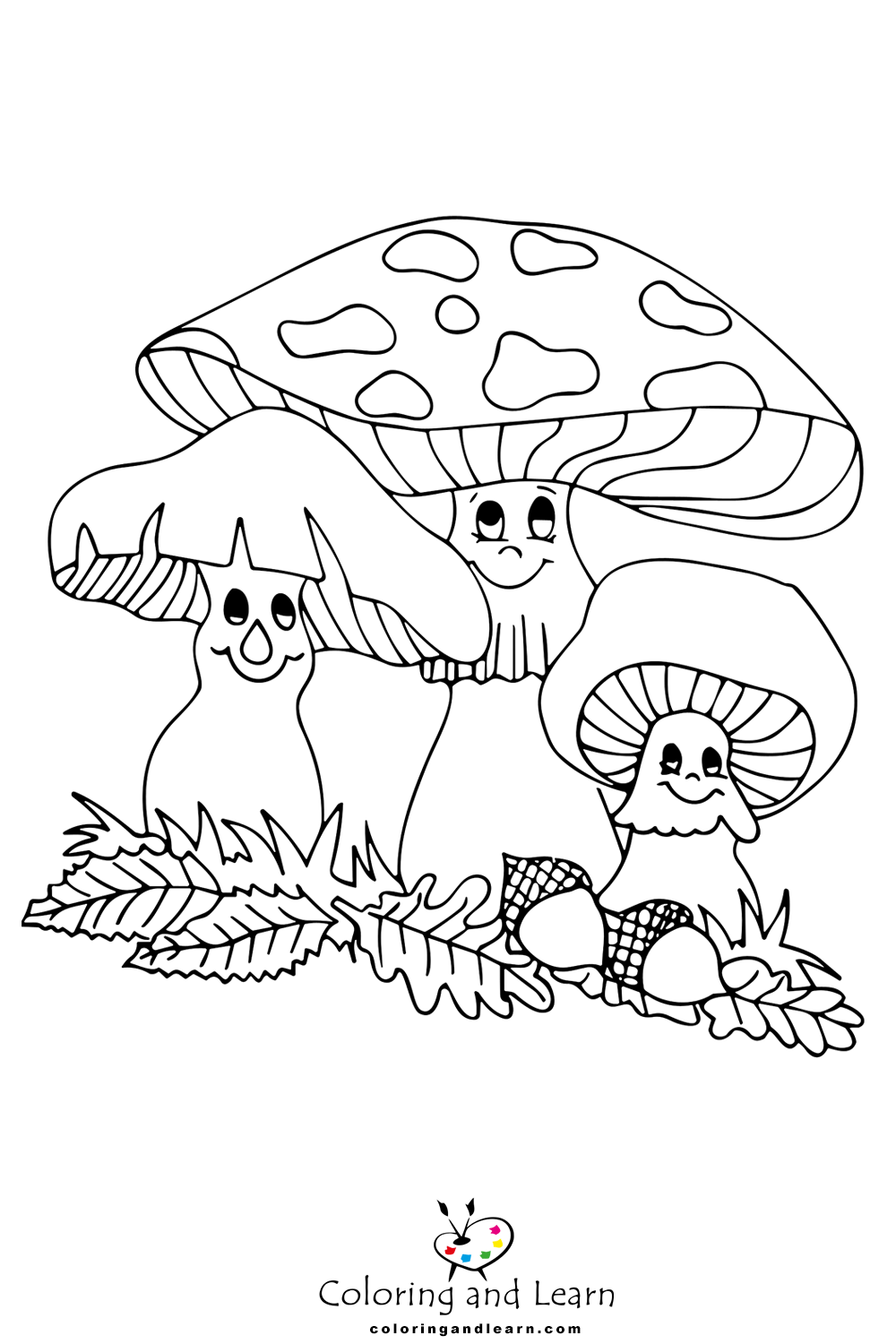mushroom-coloring-pages