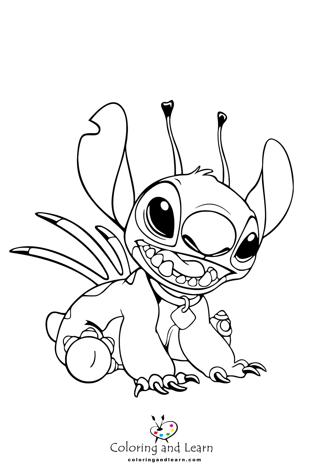 Lilo and stitch coloring pages 