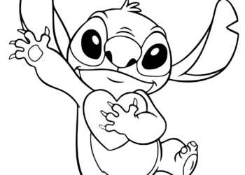 stitch coloring pages 6