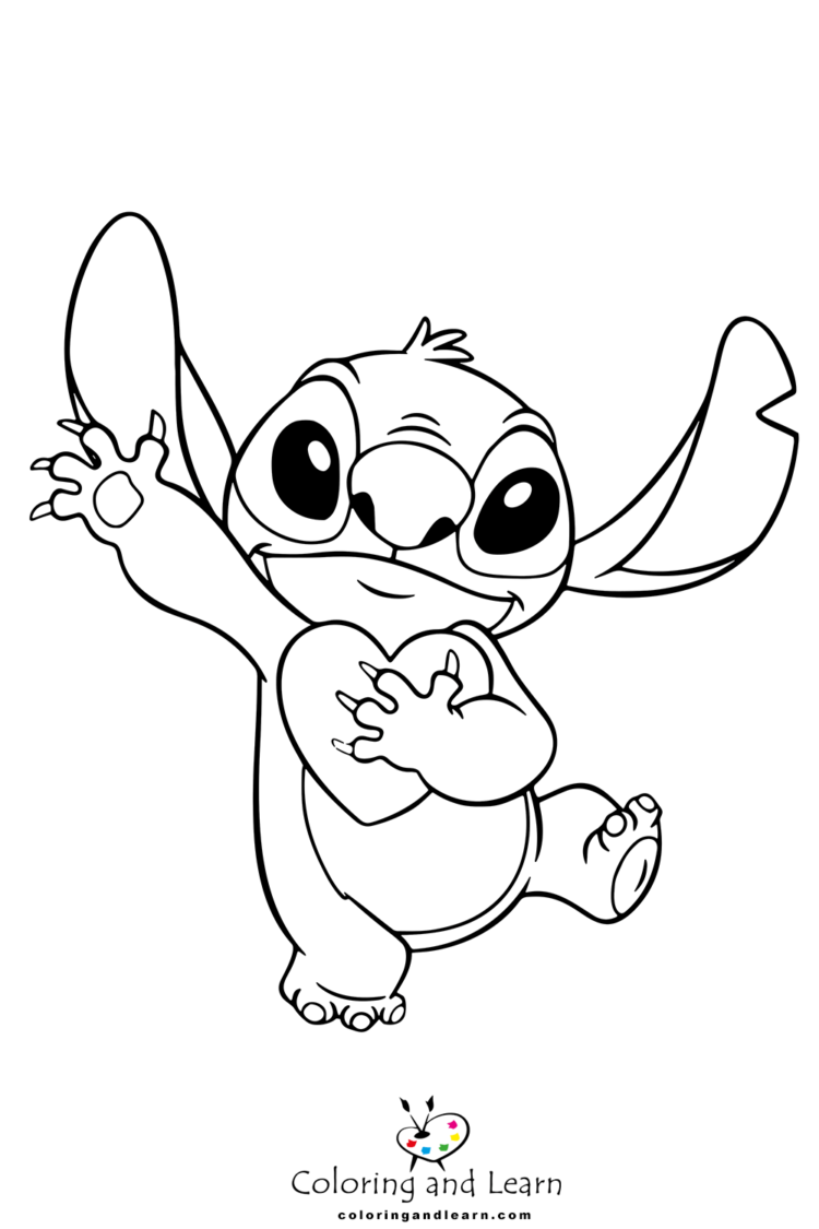 stitch coloring pages 6
