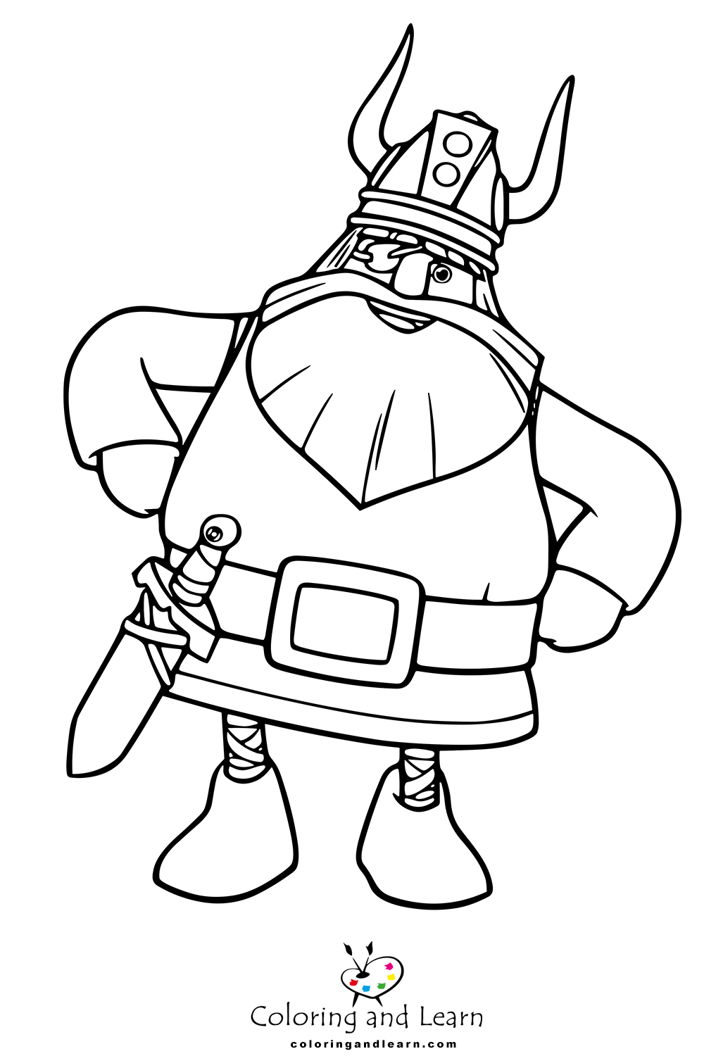 viking coloring pages 2