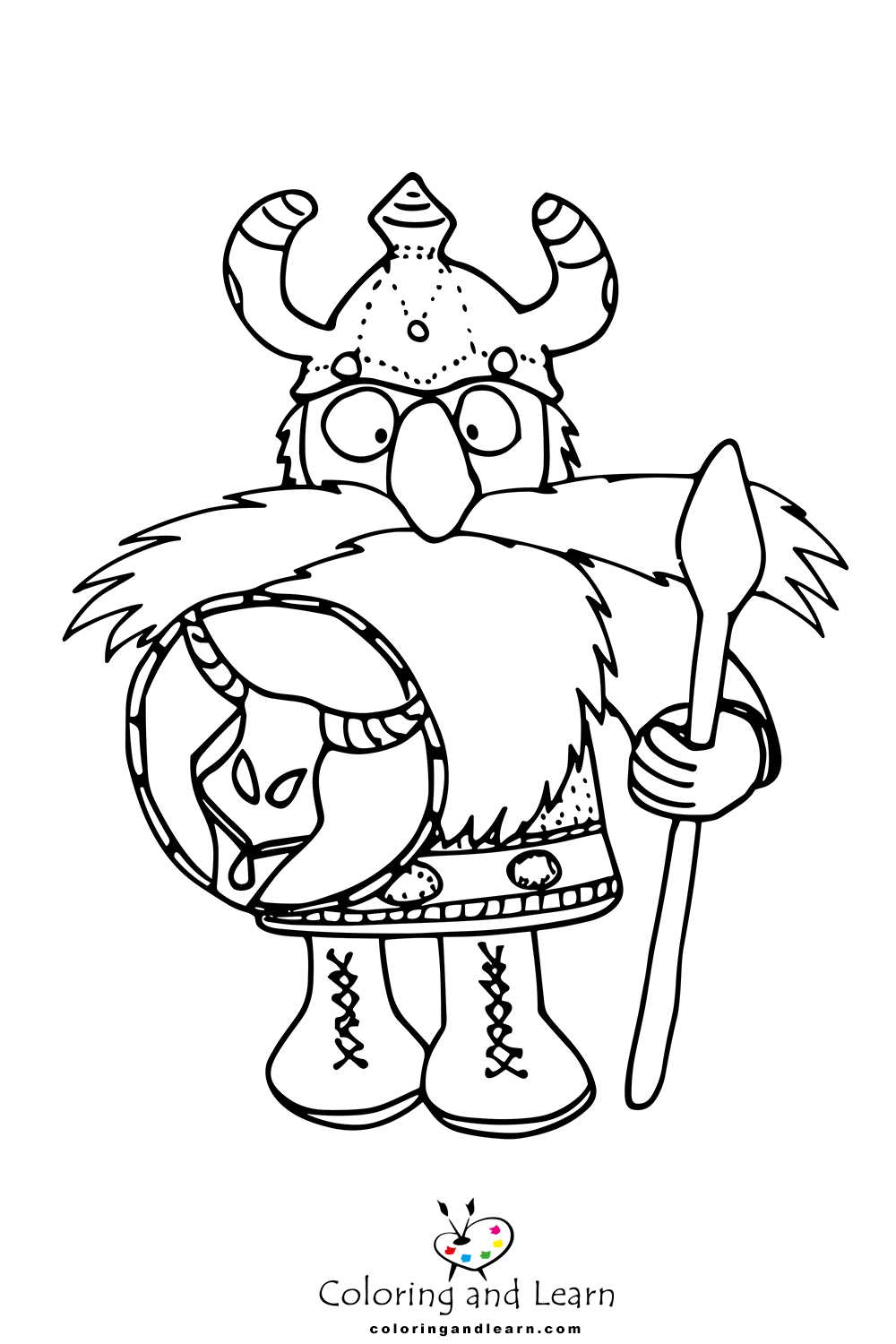 viking coloring pages 4