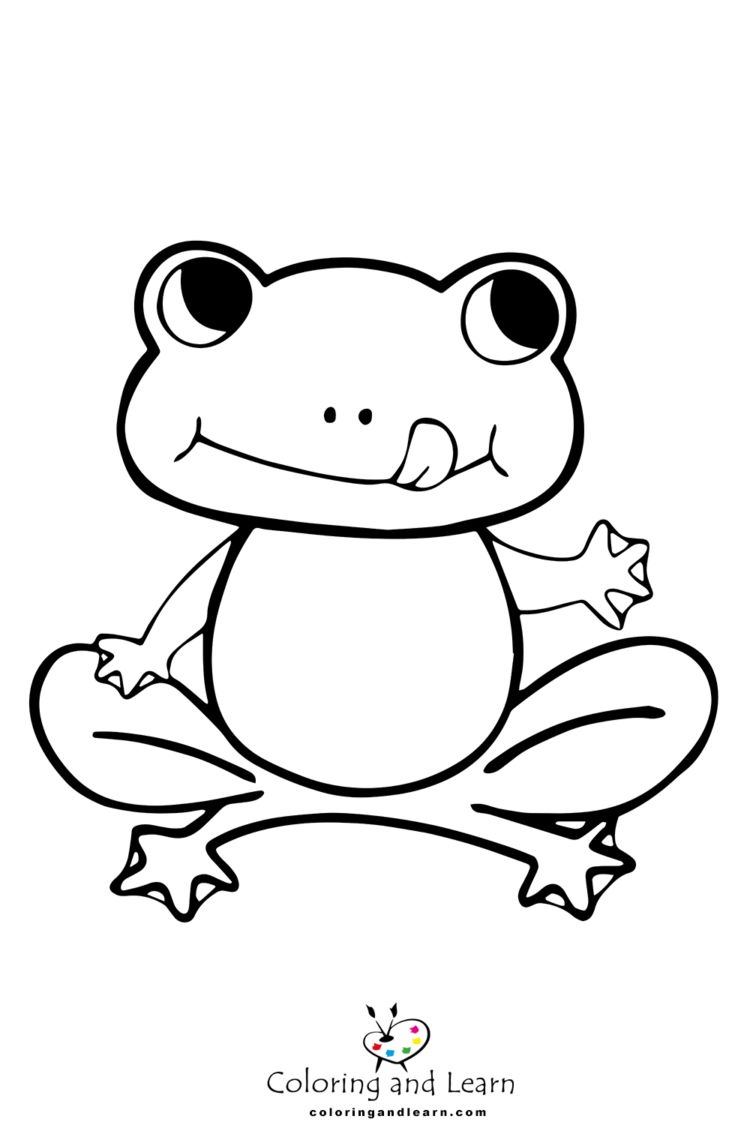 frog coloring pages 2