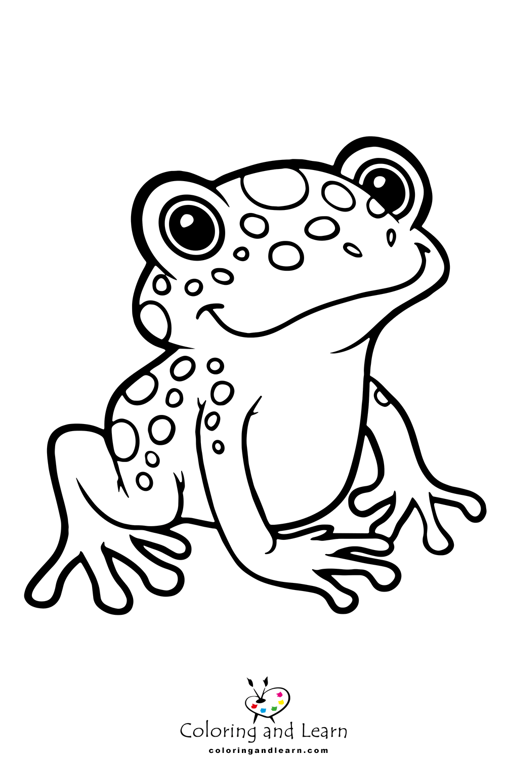 frog coloring pages 3
