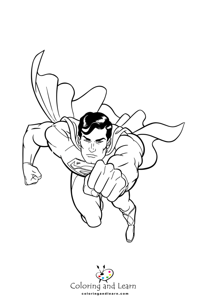 Superman Coloring Pages (FREE) (2026) - Coloring and Learn