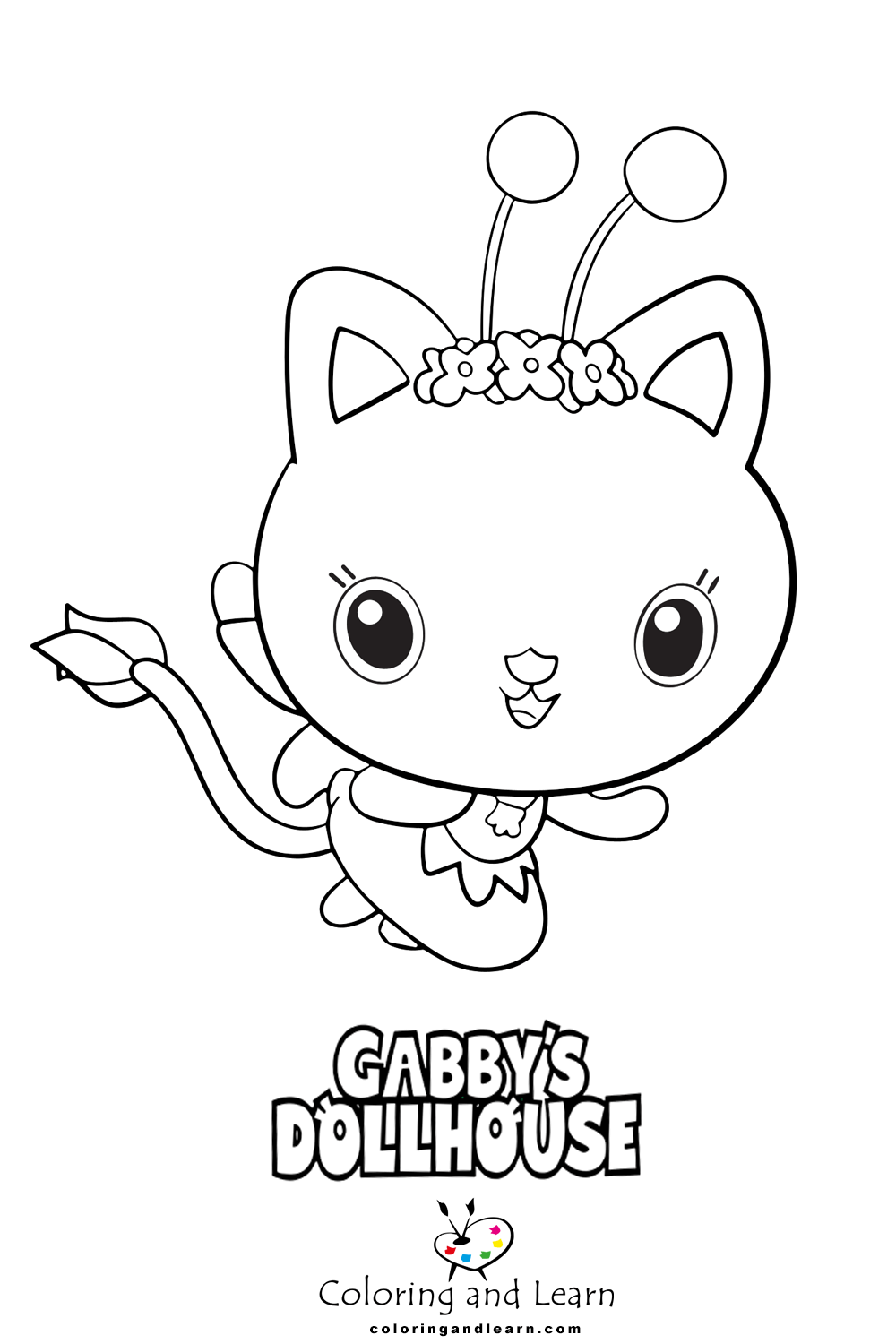 Gabbys Dollhouse Coloring Pages Free 2024 Coloring And Learn