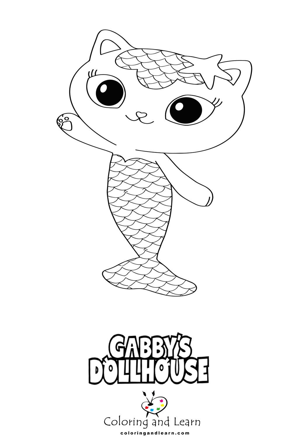 Gabbys Dollhouse Coloring Pages Free 2024 Coloring And Learn