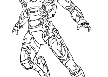 iron man coloring pages 2