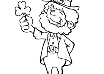 leprechaun coloring pages 4