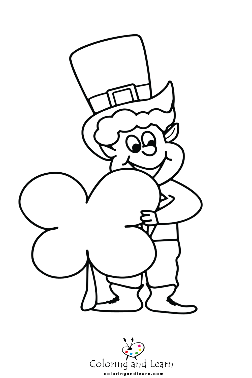 leprechaun coloring pages 5