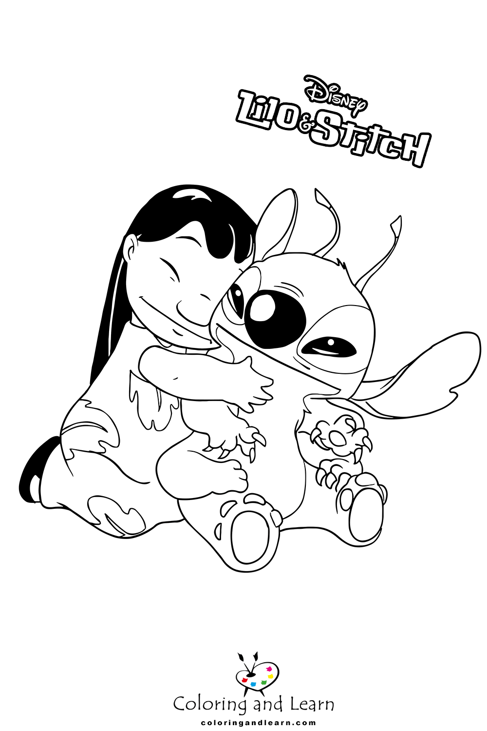 Lilo and Stitch Coloring Pages (FREE) (2024) - Coloring and Learn