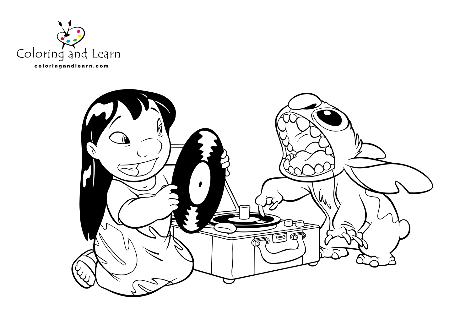 lilo and stitch coloring pages 5