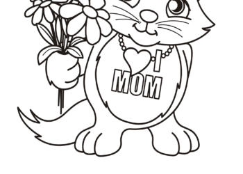 mothers day coloring pages 4