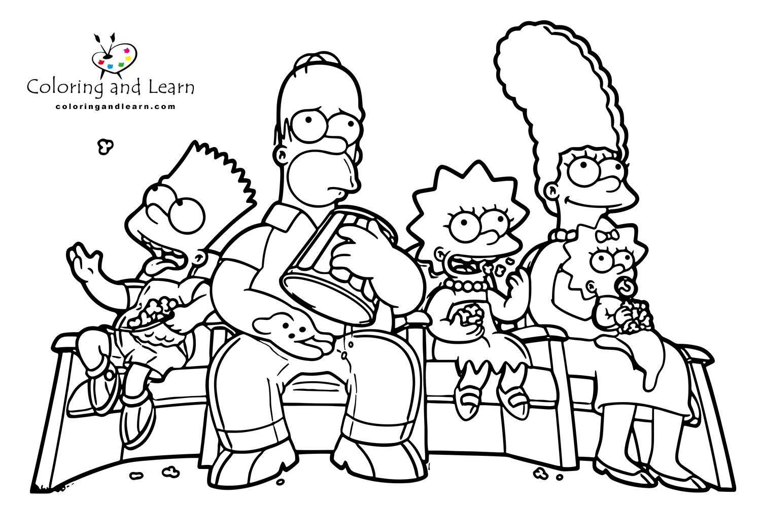 The Simpsons Coloring Pages (FREE) (2024) - Coloring and Learn