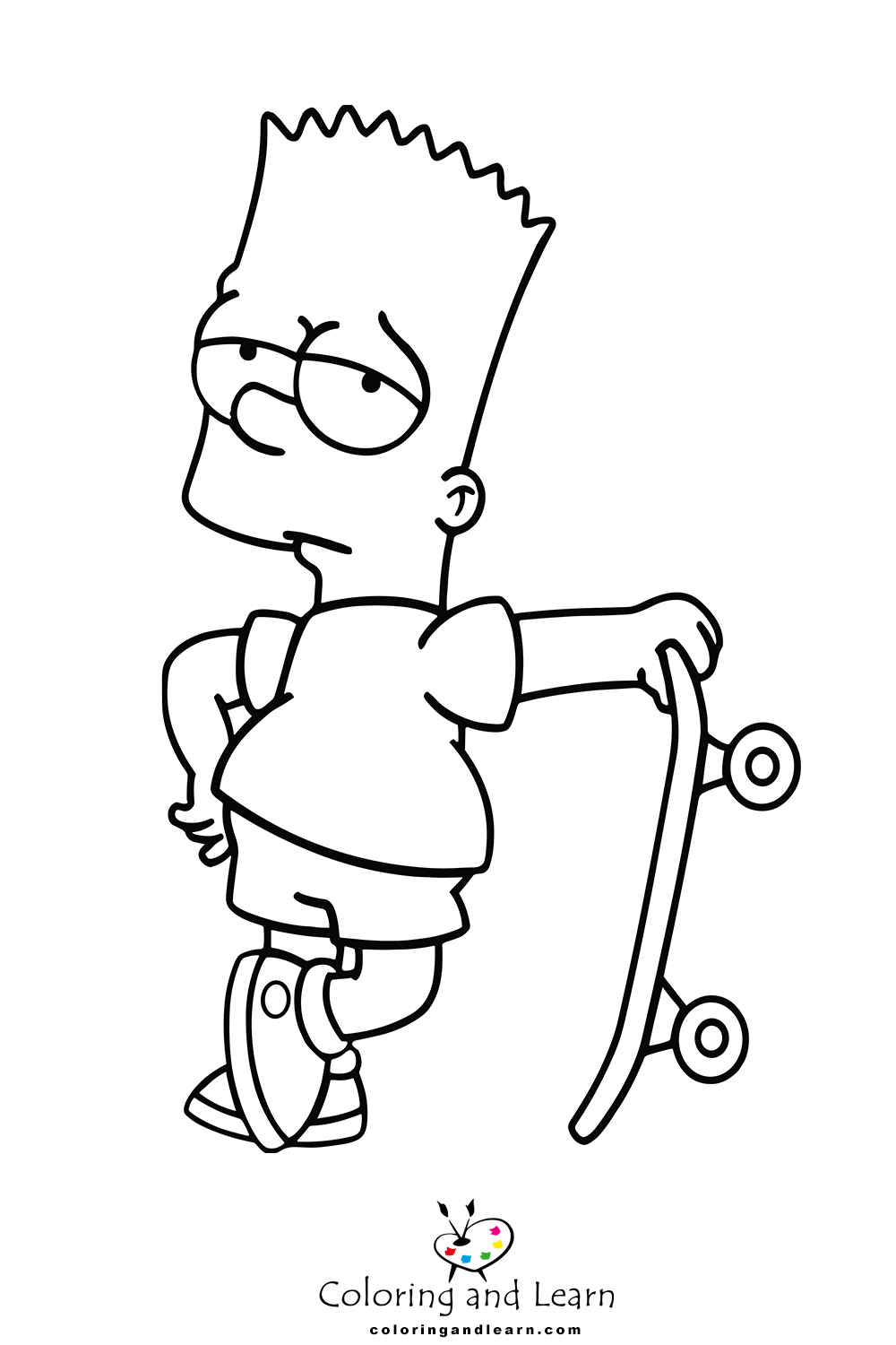 simpsons coloring pages 7