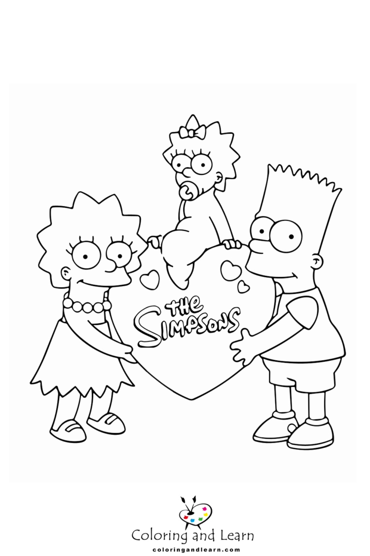 simpsons coloring pages 9