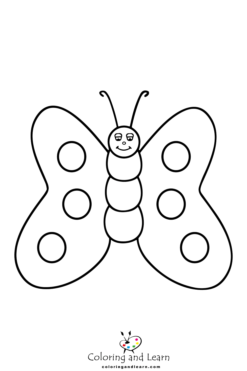 butterfly coloring pages 1