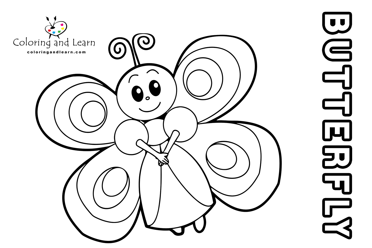 butterfly coloring pages 10